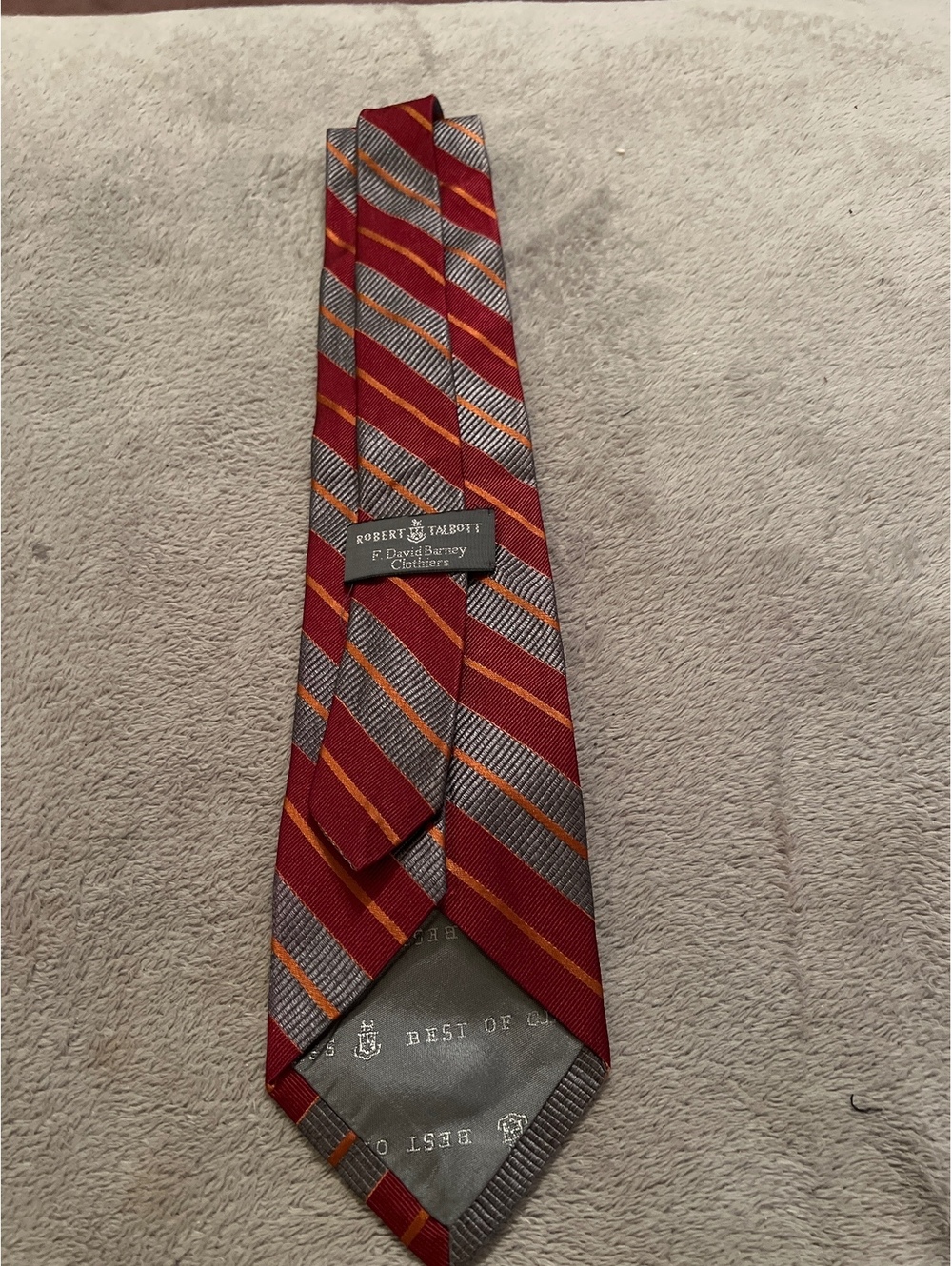 Robert Talbott F. David Barney Clothiers Striped Men's Tie